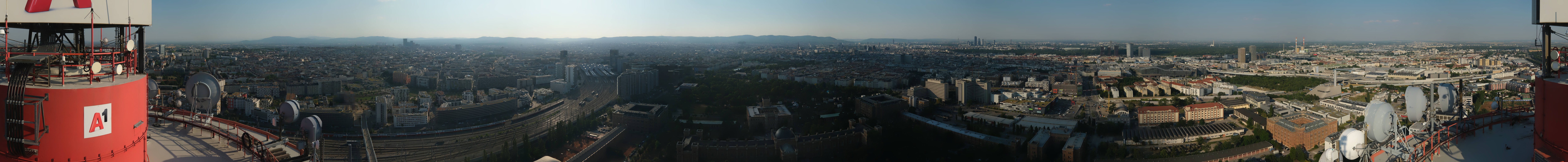 Archiv Foto Webcam Wien - Stadtpanorama
