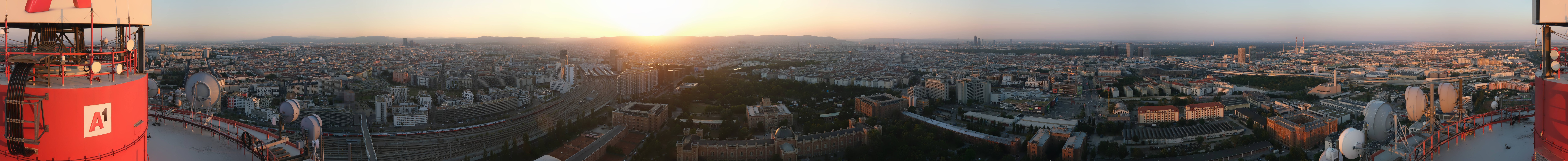 Archiv Foto Webcam Wien - Stadtpanorama