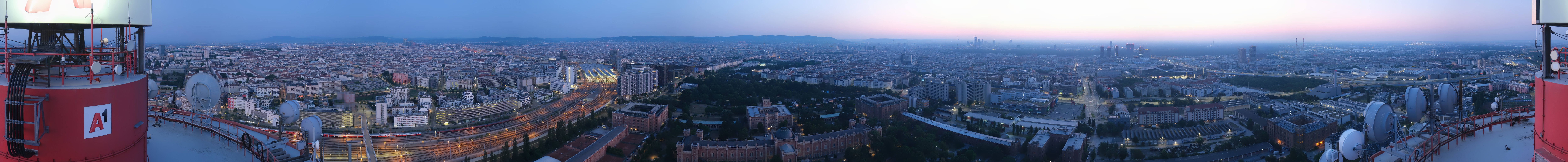 Archiv Foto Webcam Wien - Stadtpanorama