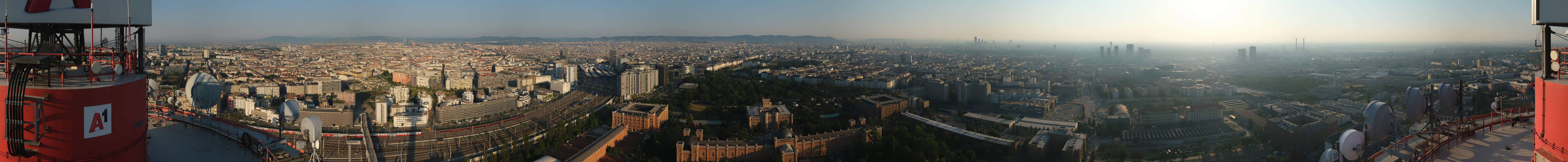 Archiv Foto Webcam Wien - Stadtpanorama