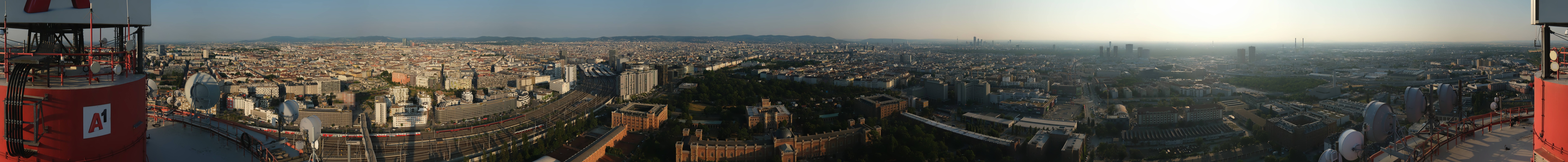 Archiv Foto Webcam Wien - Stadtpanorama
