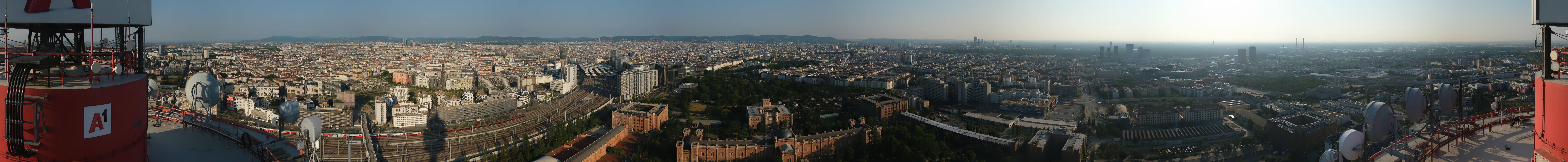 Archiv Foto Webcam Wien - Stadtpanorama