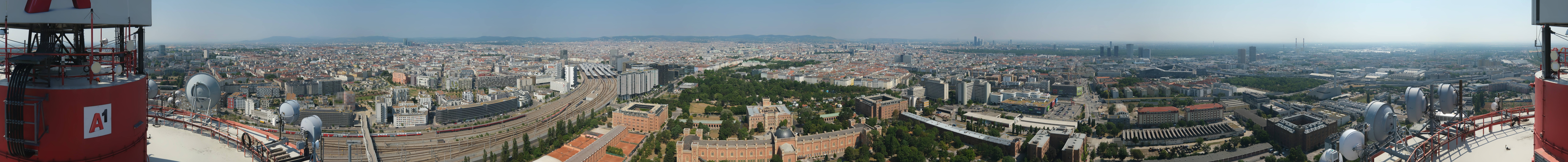 Archiv Foto Webcam Wien - Stadtpanorama