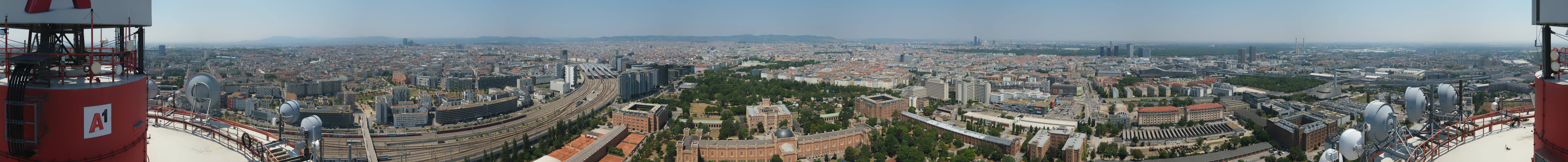 Archiv Foto Webcam Wien - Stadtpanorama