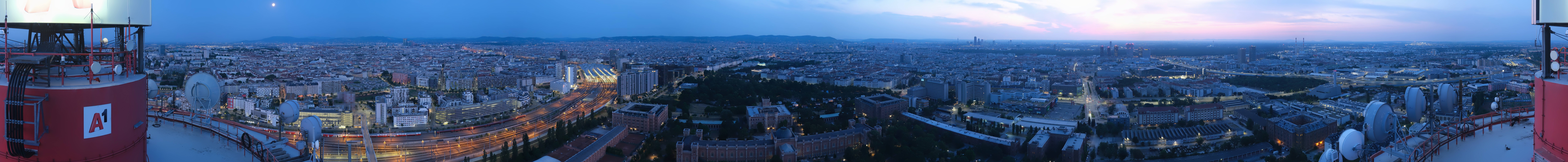 Archiv Foto Webcam Wien - Stadtpanorama