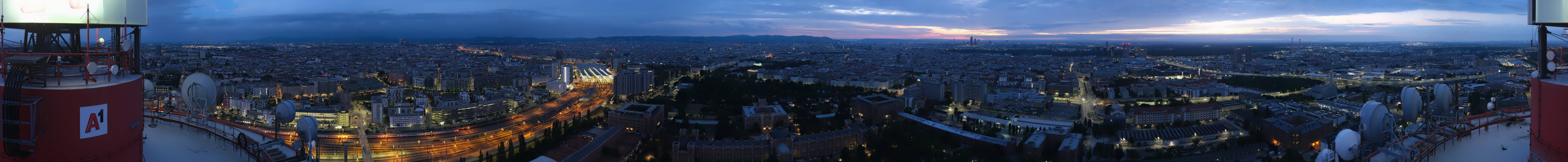 Archiv Foto Webcam Wien - Stadtpanorama