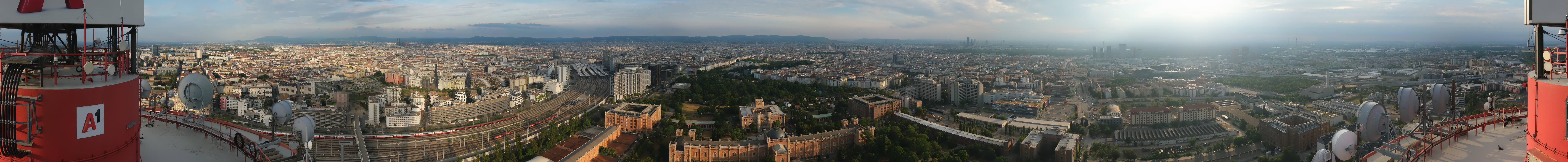 Archiv Foto Webcam Wien - Stadtpanorama