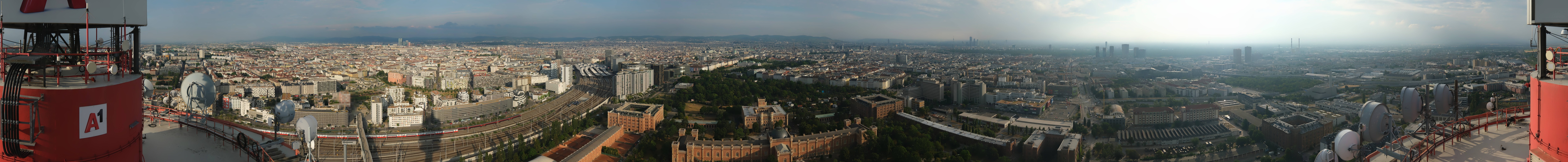 Archiv Foto Webcam Wien - Stadtpanorama