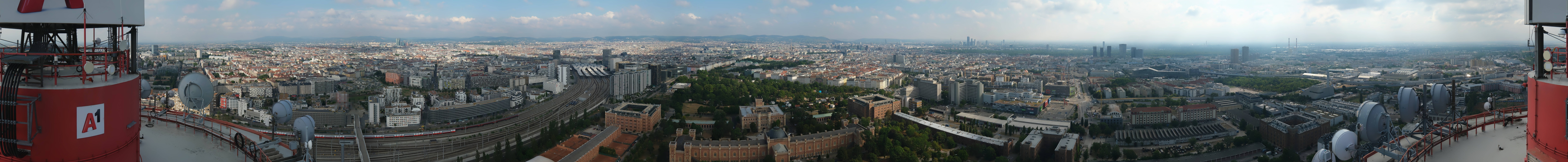 Archiv Foto Webcam Wien - Stadtpanorama