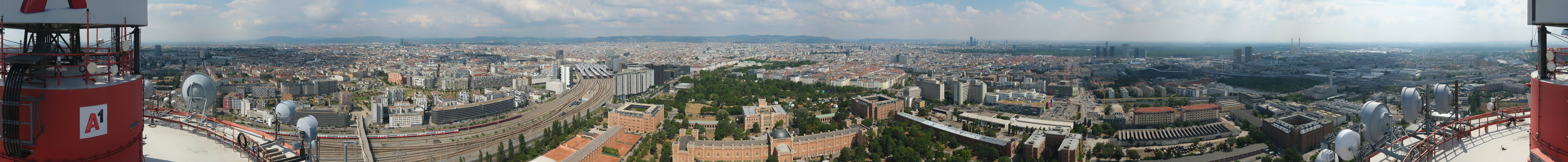 Archiv Foto Webcam Wien - Stadtpanorama
