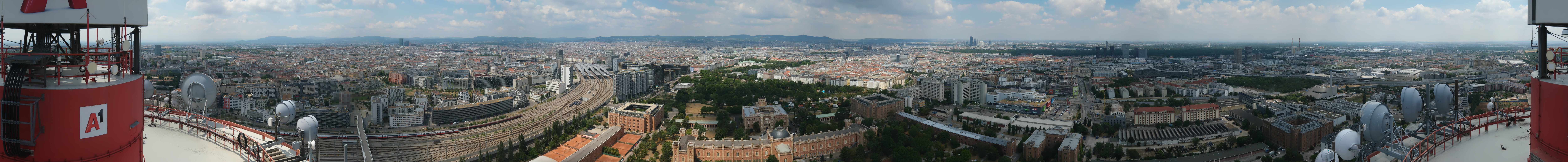Archiv Foto Webcam Wien - Stadtpanorama