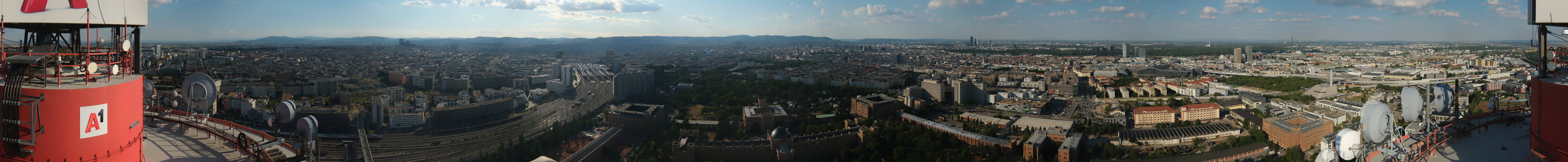 Archiv Foto Webcam Wien - Stadtpanorama