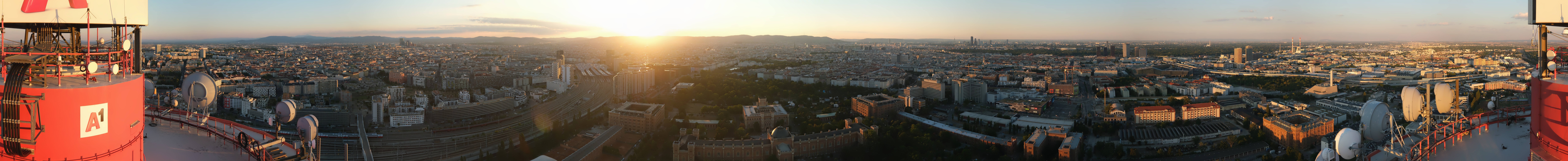 Archiv Foto Webcam Wien - Stadtpanorama