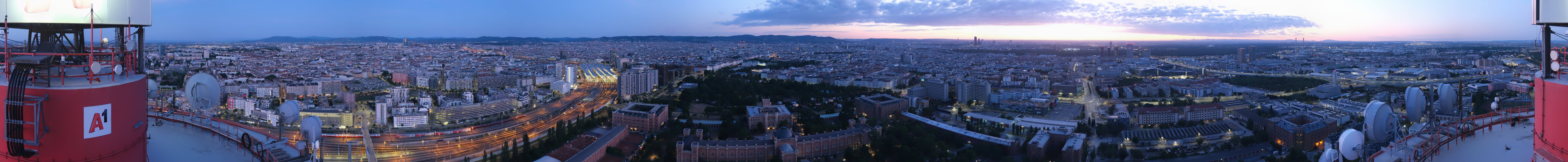 Archiv Foto Webcam Wien - Stadtpanorama