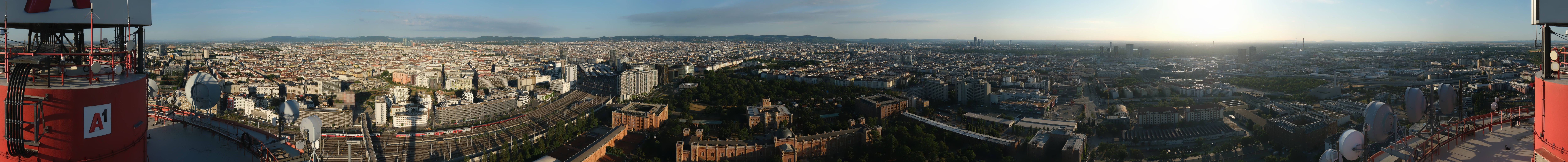Archiv Foto Webcam Wien - Stadtpanorama