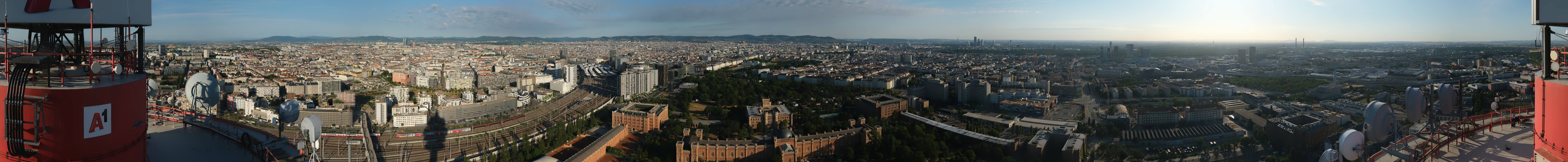 Archiv Foto Webcam Wien - Stadtpanorama