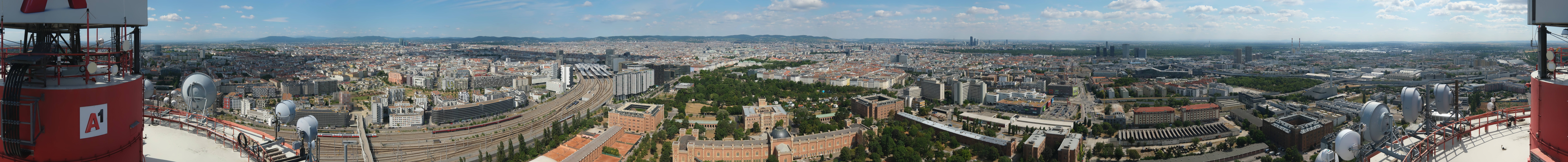 Archiv Foto Webcam Wien - Stadtpanorama