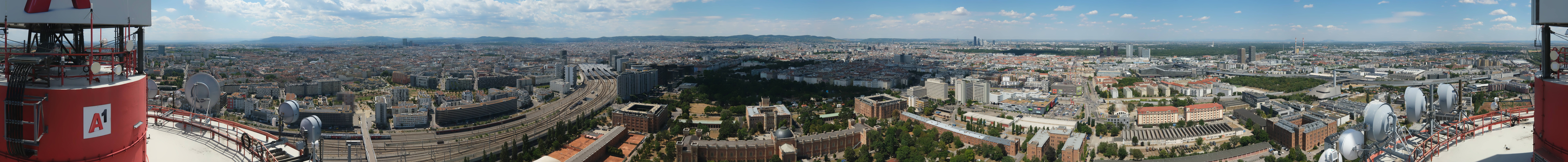 Archiv Foto Webcam Wien - Stadtpanorama