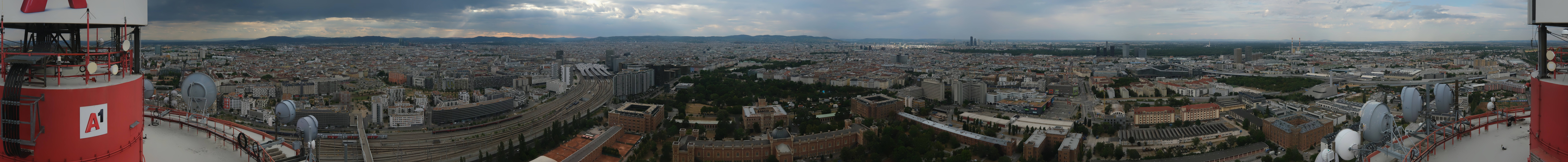 Archiv Foto Webcam Wien - Stadtpanorama