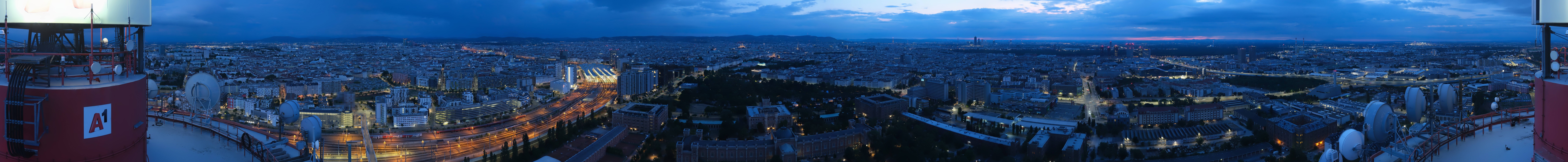 Archiv Foto Webcam Wien - Stadtpanorama