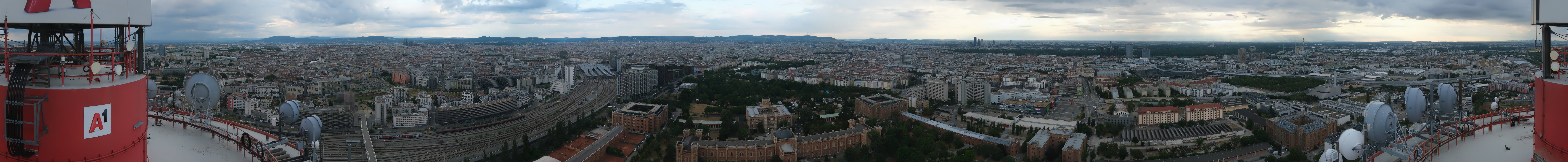 Archiv Foto Webcam Wien - Stadtpanorama