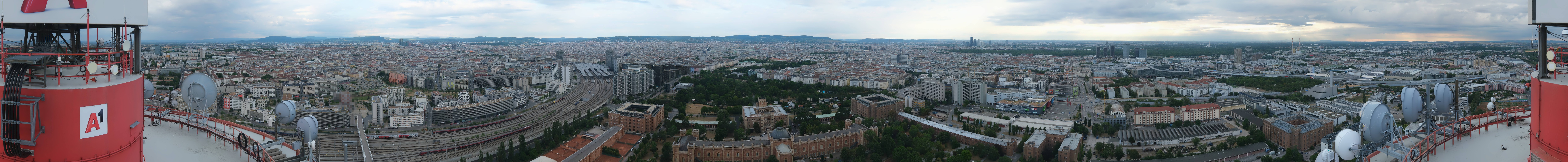 Archiv Foto Webcam Wien - Stadtpanorama