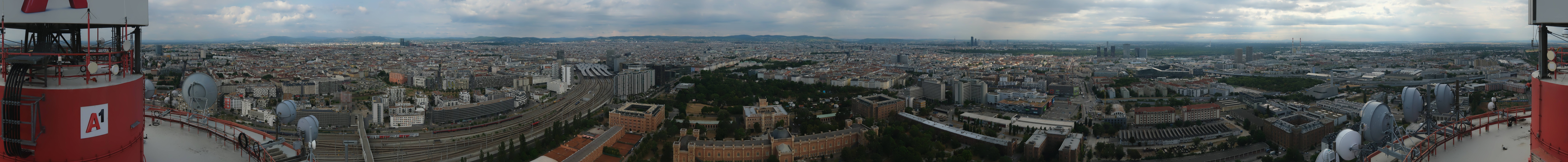 Archiv Foto Webcam Wien - Stadtpanorama