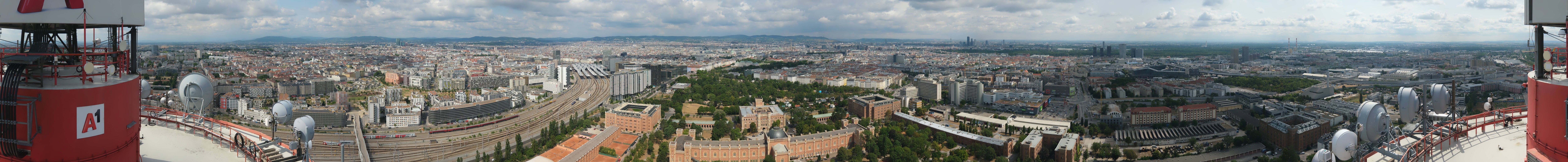 Archiv Foto Webcam Wien - Stadtpanorama