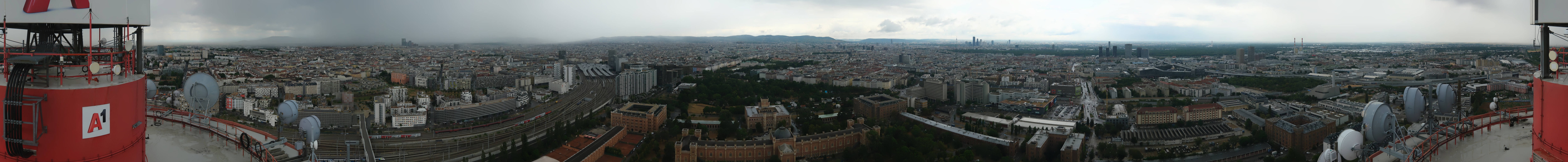 Archiv Foto Webcam Wien - Stadtpanorama