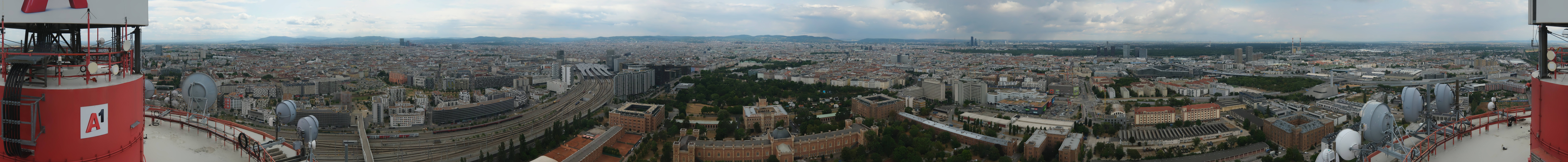 Archiv Foto Webcam Wien - Stadtpanorama