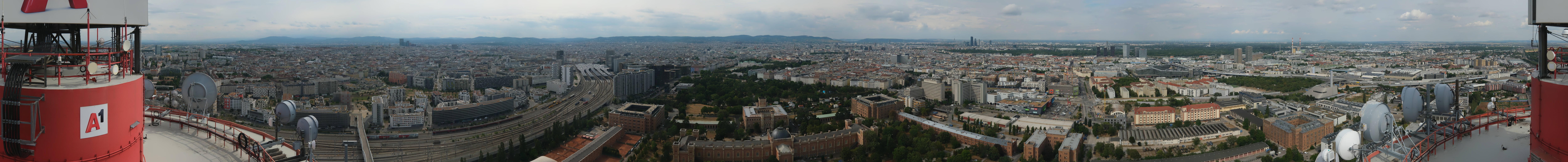 Archiv Foto Webcam Wien - Stadtpanorama