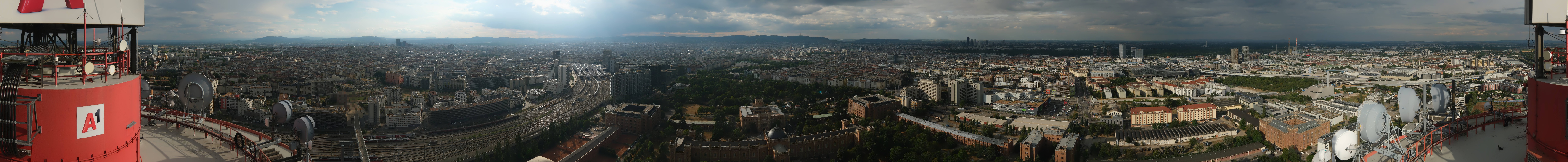 Archiv Foto Webcam Wien - Stadtpanorama