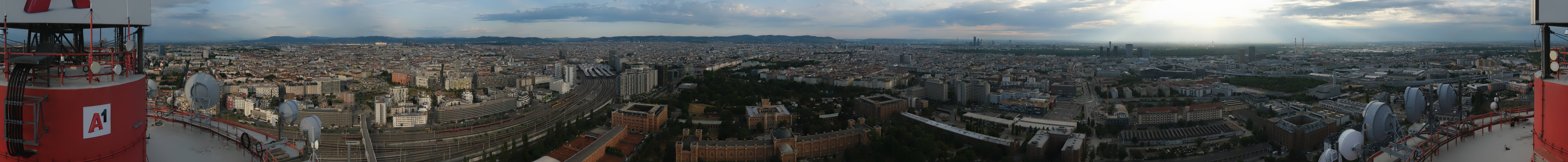 Archived image Webcam Vienna - View of the city