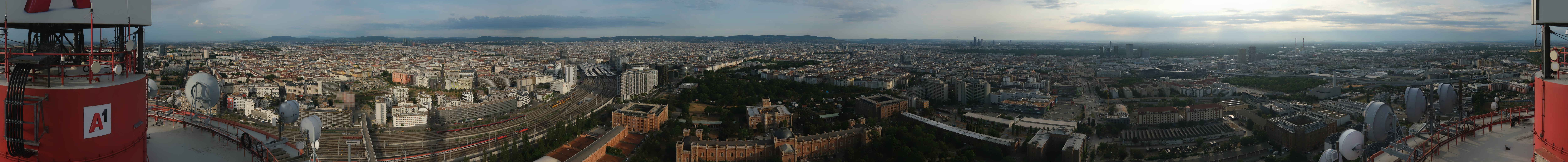 Archived image Webcam Vienna - View of the city