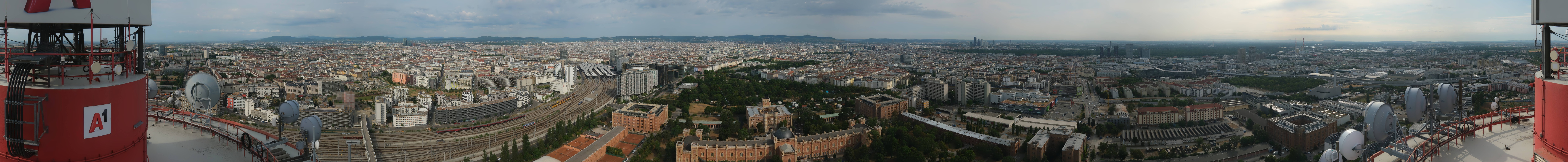 Archived image Webcam Vienna - View of the city