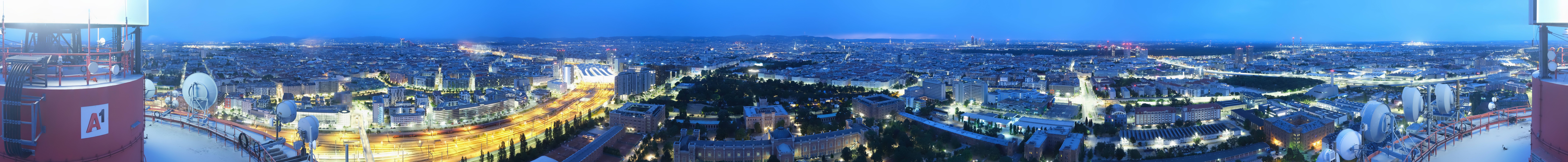 Archiv Foto Webcam Wien - Stadtpanorama