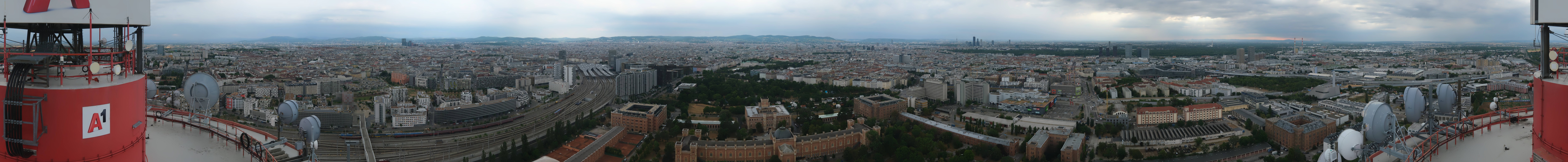 Archiv Foto Webcam Wien - Stadtpanorama