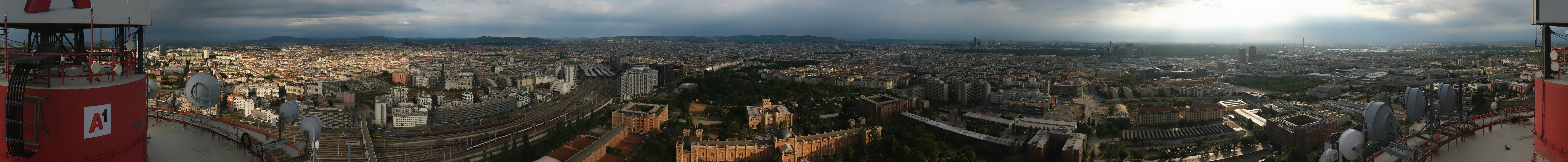 Archiv Foto Webcam Wien - Stadtpanorama