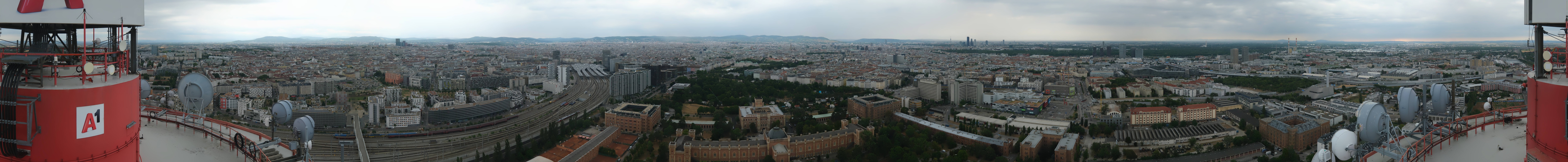 Archiv Foto Webcam Wien - Stadtpanorama