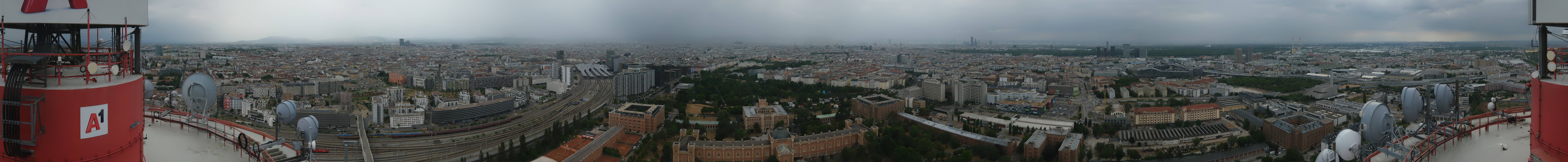 Archiv Foto Webcam Wien - Stadtpanorama