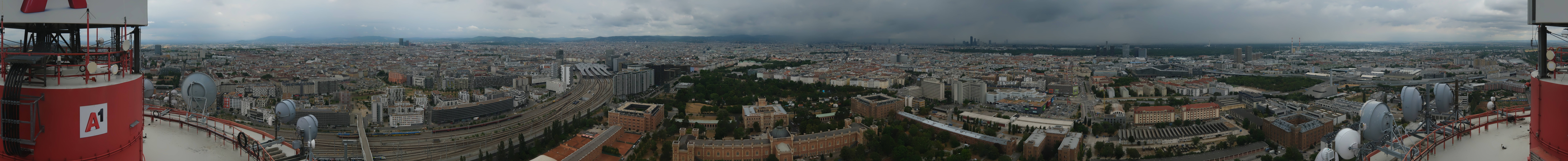 Archiv Foto Webcam Wien - Stadtpanorama