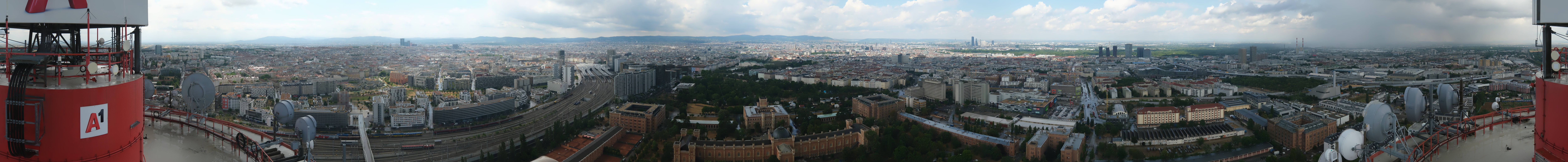Archiv Foto Webcam Wien - Stadtpanorama