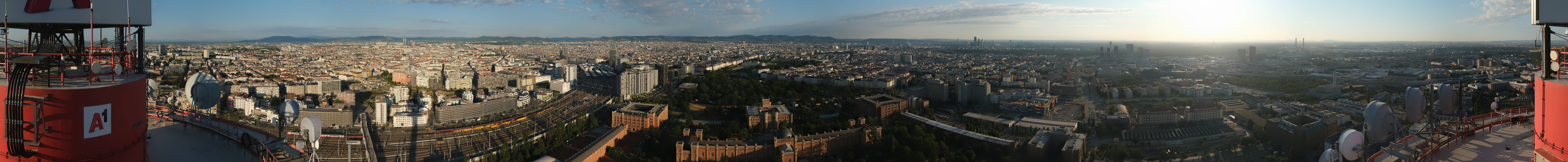 Archiv Foto Webcam Wien - Stadtpanorama