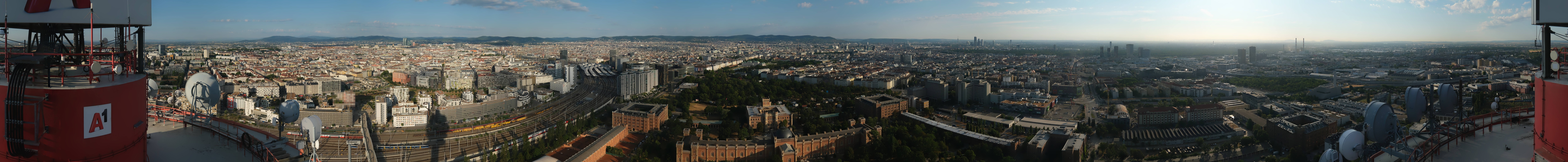 Archiv Foto Webcam Wien - Stadtpanorama