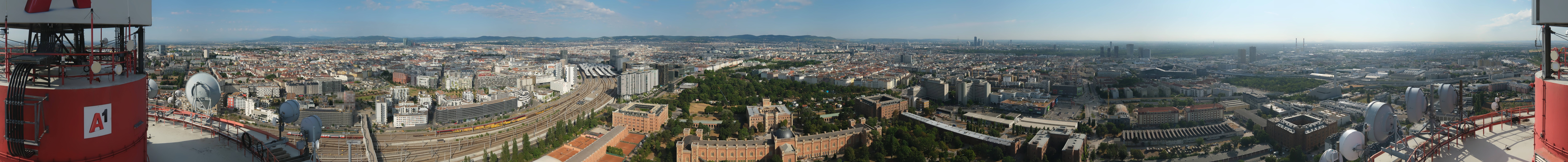 Archiv Foto Webcam Wien - Stadtpanorama