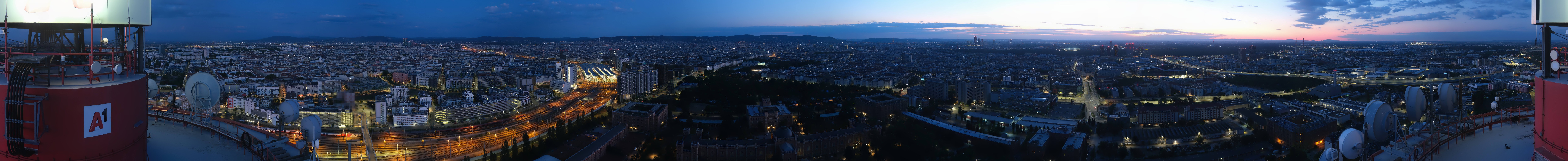 Archiv Foto Webcam Wien - Stadtpanorama