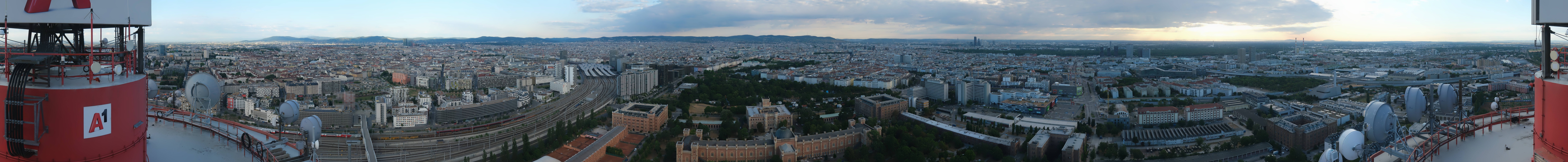Archiv Foto Webcam Wien - Stadtpanorama