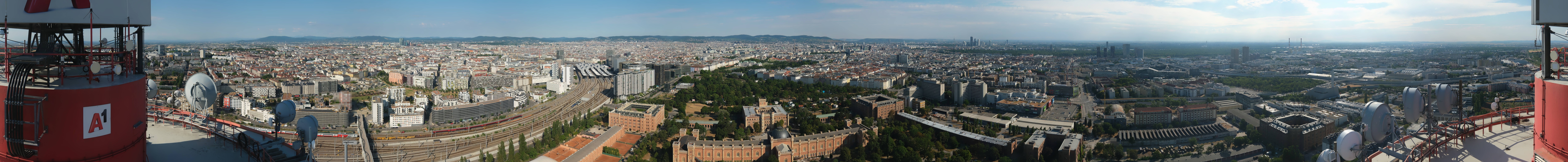 Archiv Foto Webcam Wien - Stadtpanorama
