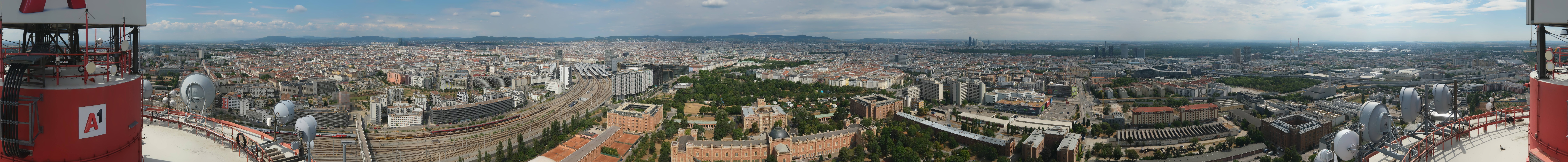 Archiv Foto Webcam Wien - Stadtpanorama