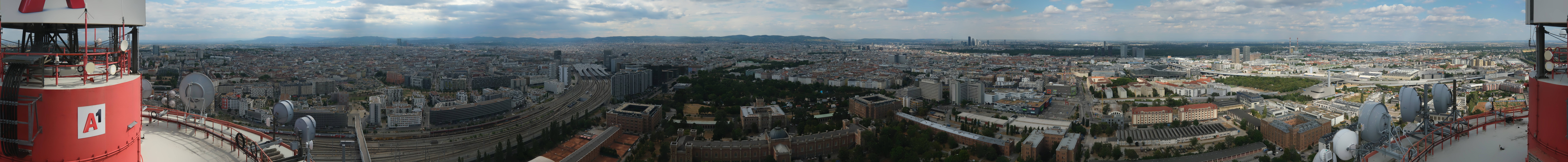 Archiv Foto Webcam Wien - Stadtpanorama
